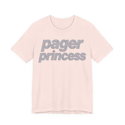 pager princess Tee - Y2K Graphic Classic Cotton Top