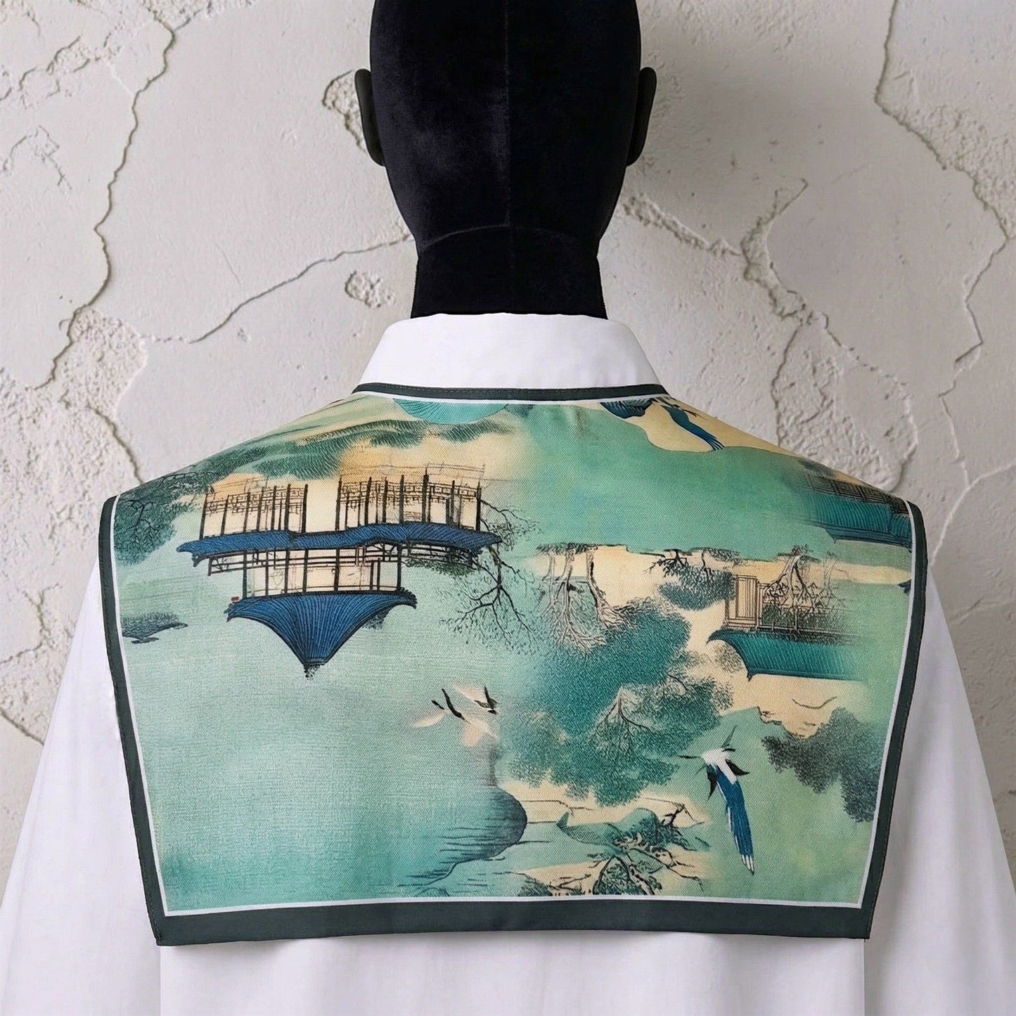 Japanese Landscape Art Collar