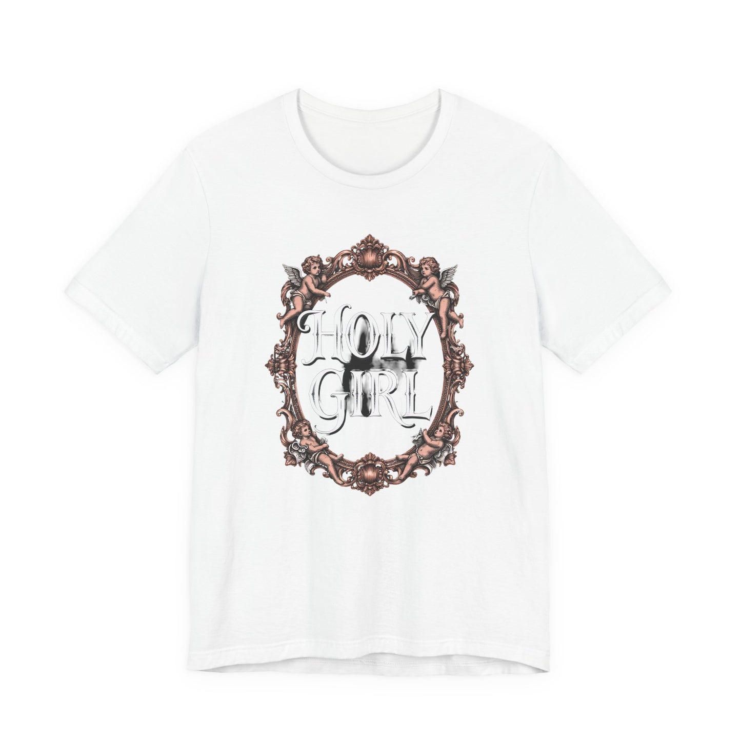 HOLY GIRL Tee - Y2K Graphic Classic Cotton Top