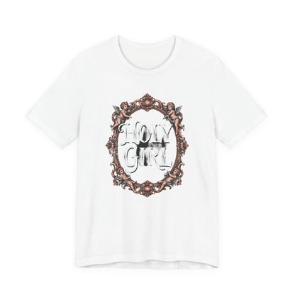HOLY GIRL Tee - Y2K Graphic Classic Cotton Top