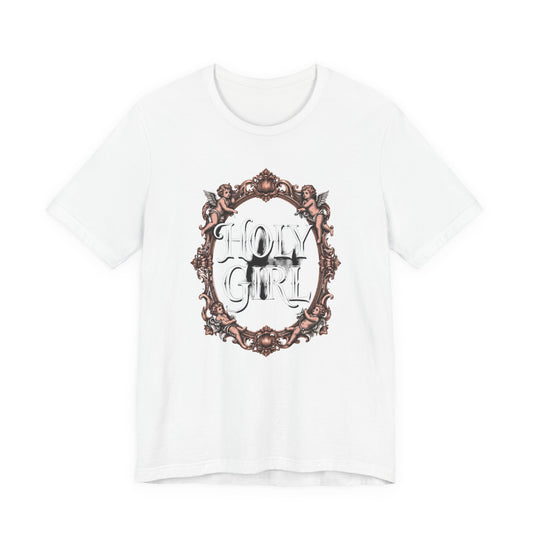 HOLY GIRL Tee - Y2K Graphic Classic Cotton Top