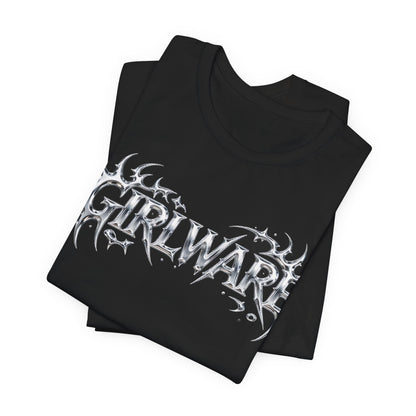GIRLWARE Tribal Chrome Tee - Y2K Graphic Classic Cotton Top