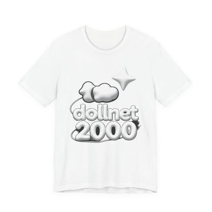 dollnet 2000 Puffy 3D Tee - Y2K Graphic Classic Cotton Top