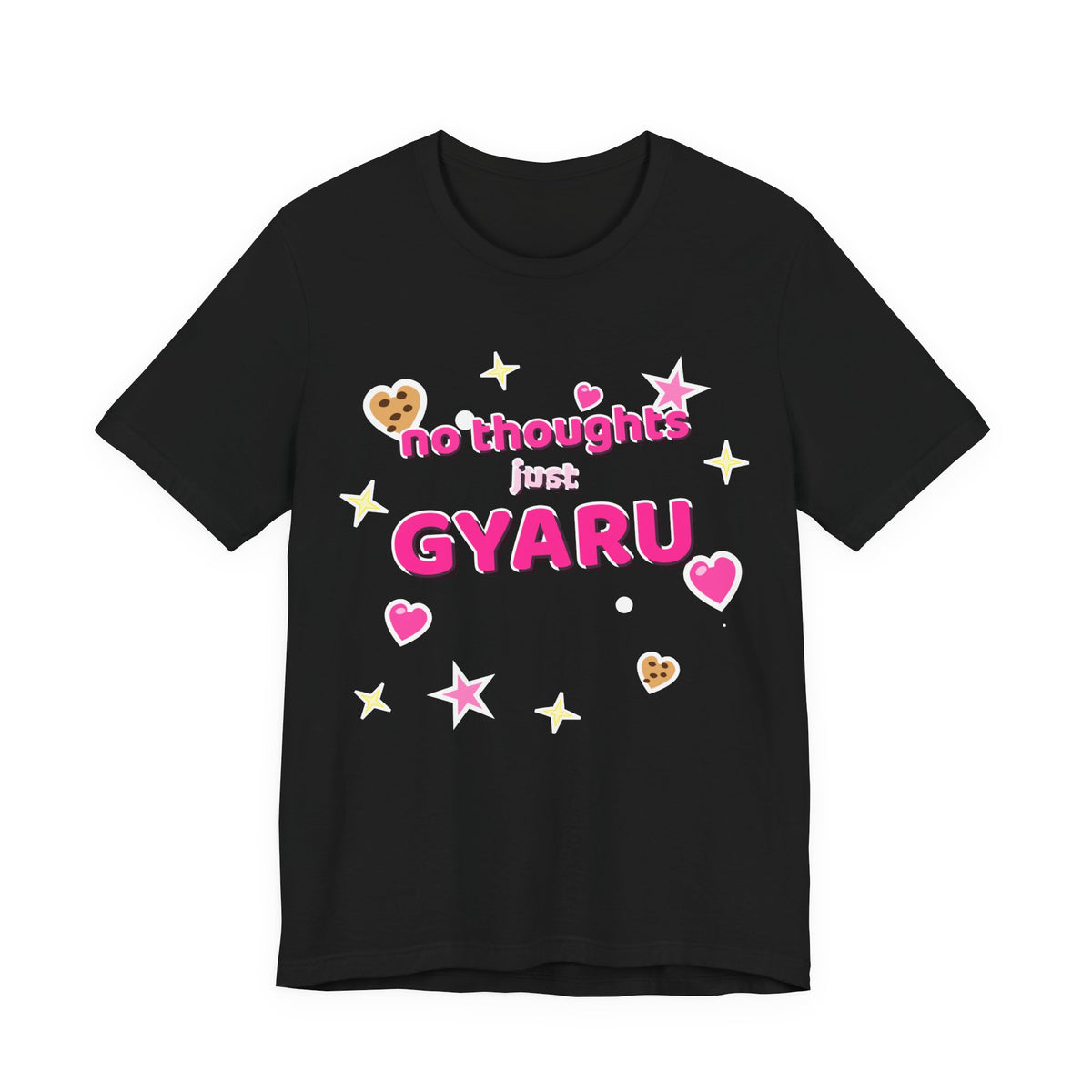 No Thoughts Just Gyaru Tee - Y2K Graphic Classic Cotton Top