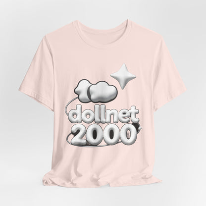 dollnet 2000 Puffy 3D Tee - Y2K Graphic Classic Cotton Top