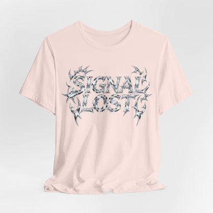 SIGNAL LOST Tee - Y2K Graphic Classic Cotton Top