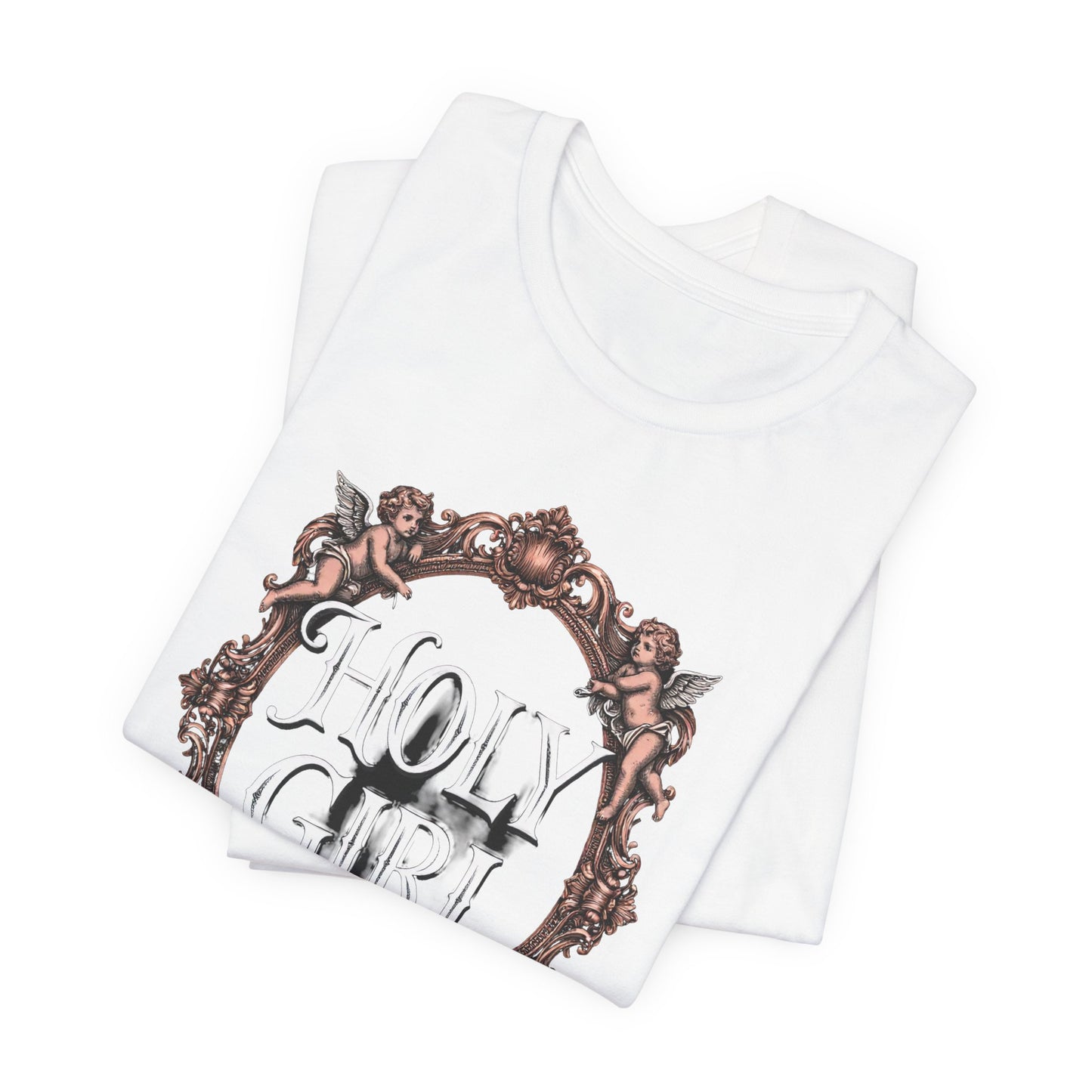 HOLY GIRL Tee - Y2K Graphic Classic Cotton Top