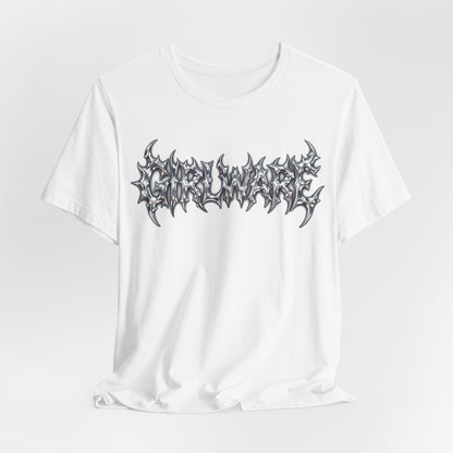 GIRLWARE Tribal Chrome Tee - Y2K Graphic Classic Cotton Top