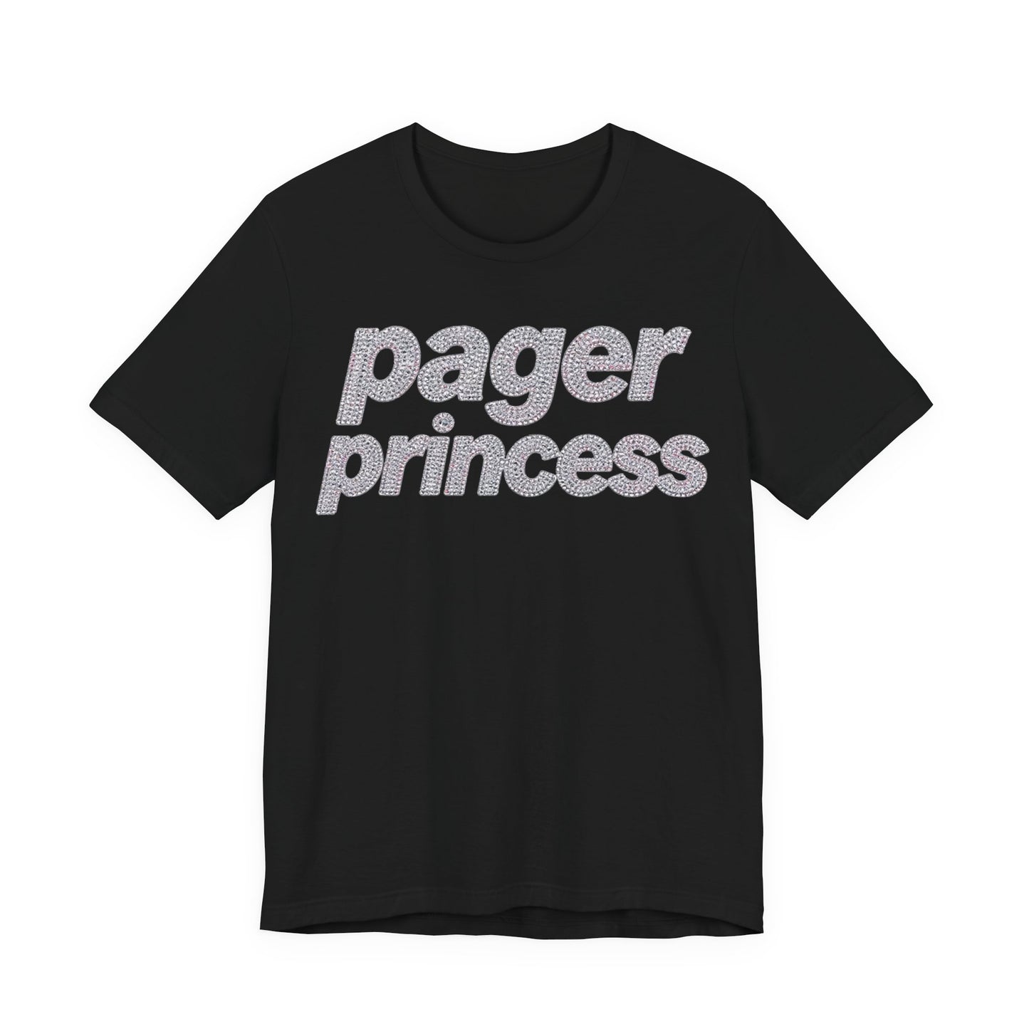 pager princess Tee - Y2K Graphic Classic Cotton Top