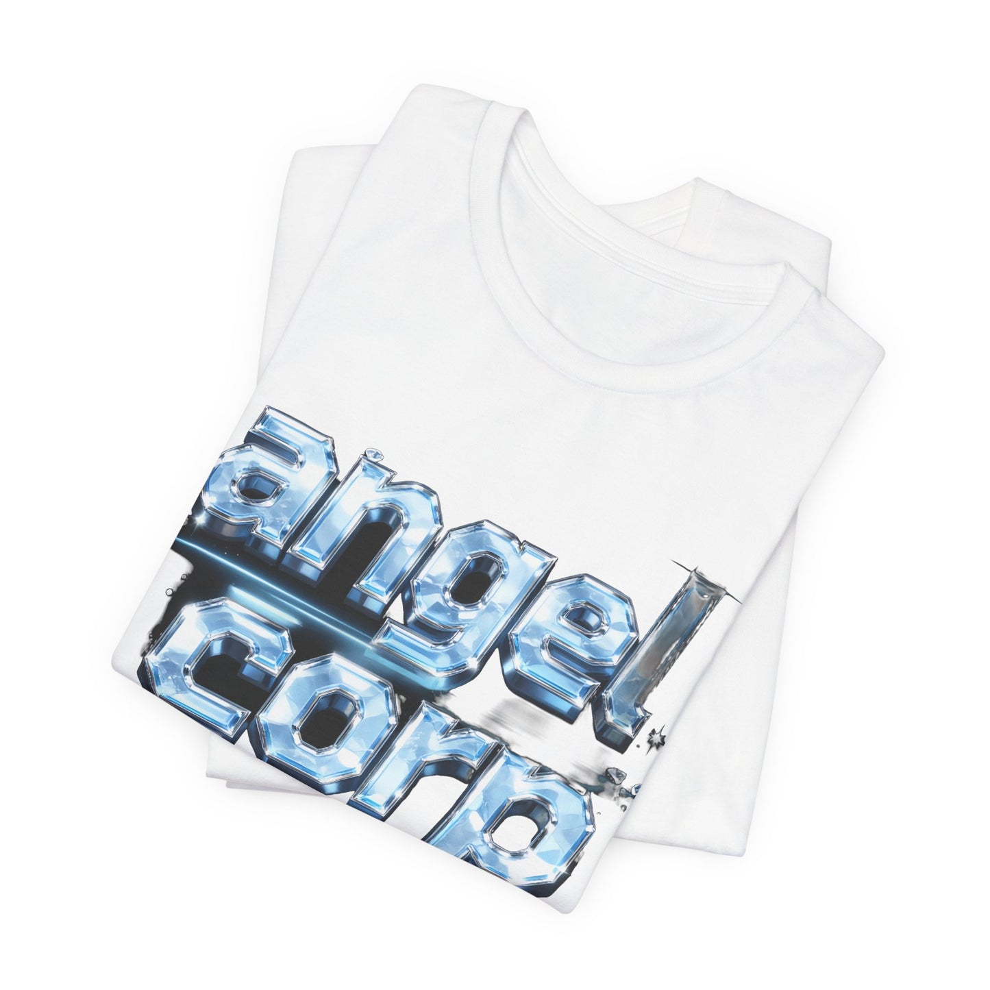angelcorp Ice Chrome Tee - Y2K Graphic Classic Cotton Top