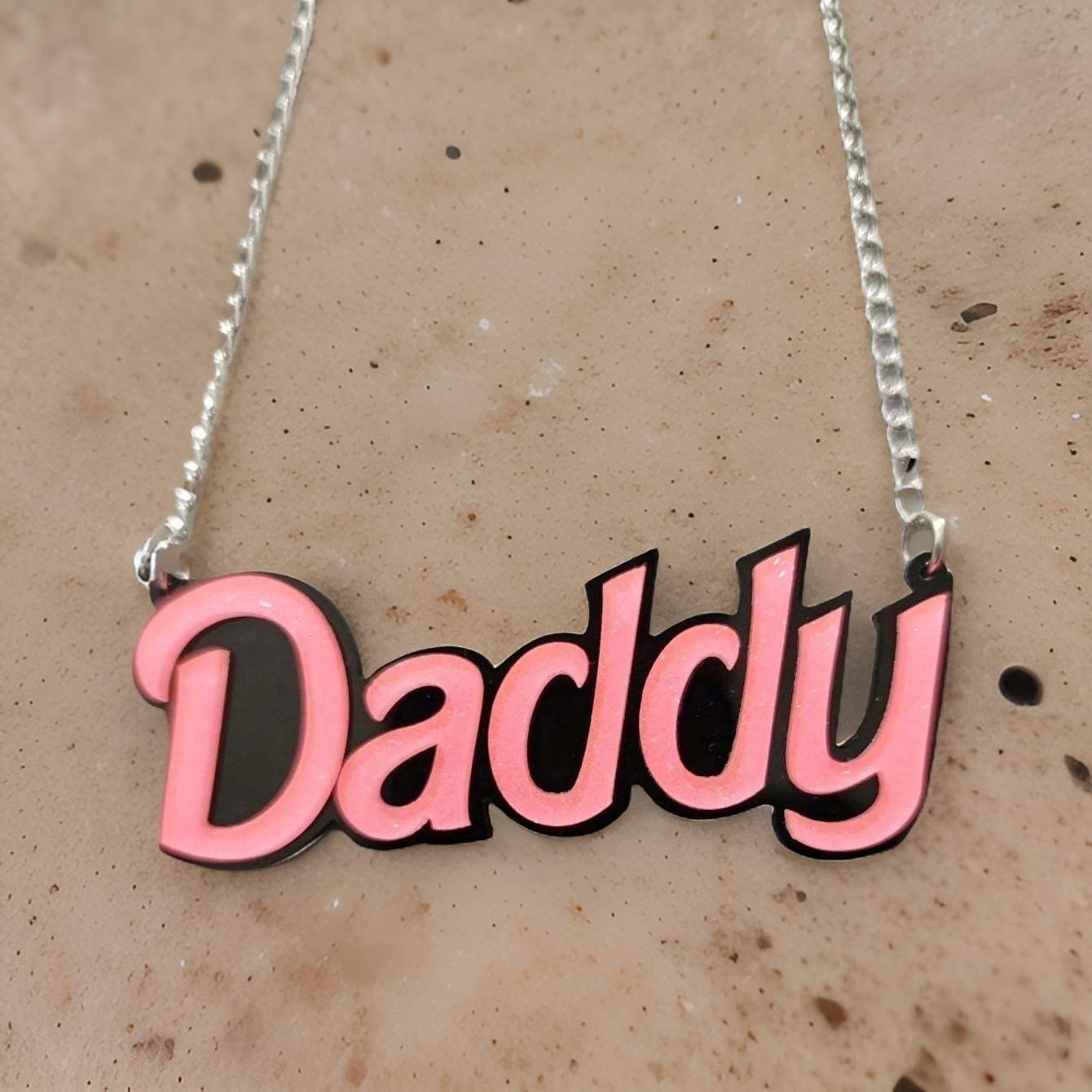 "Daddy" Barbie Necklace