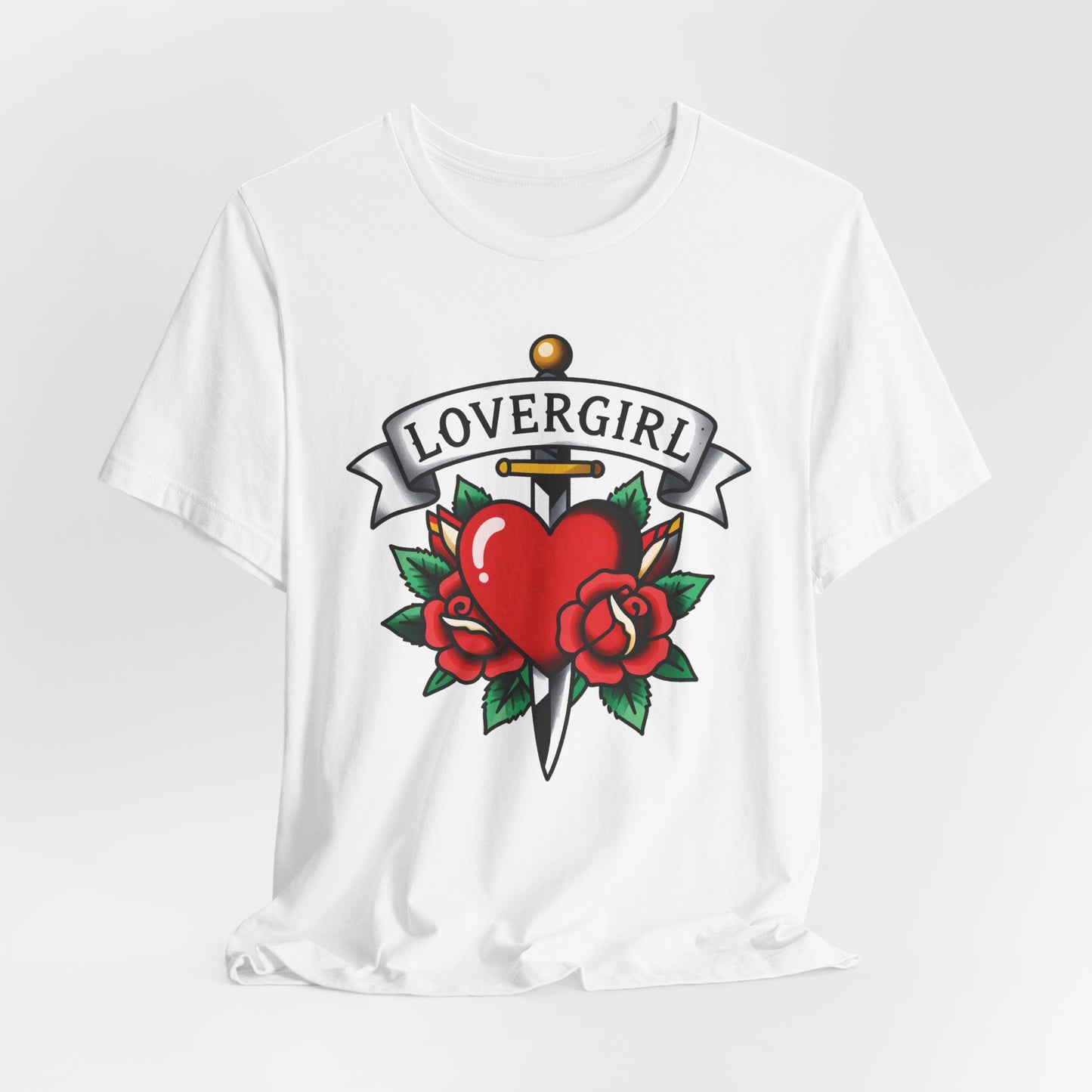 LOVERGIRL Tee - Y2K Graphic Classic Cotton Top