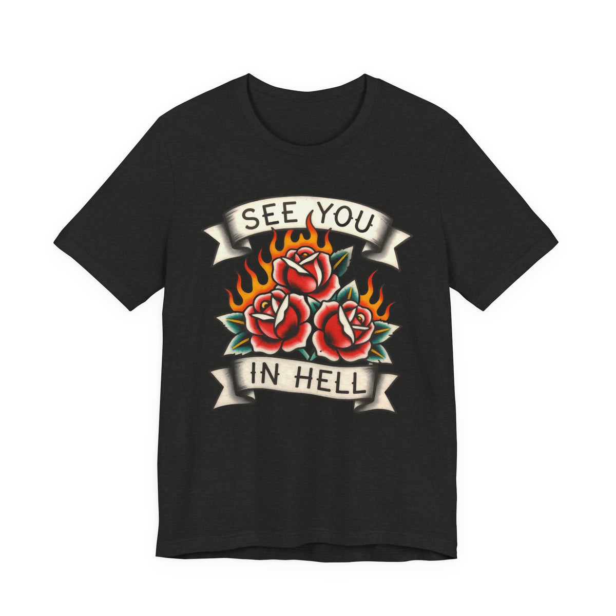SEE YOU IN HELL Tee - Y2K Graphic Classic Cotton Top