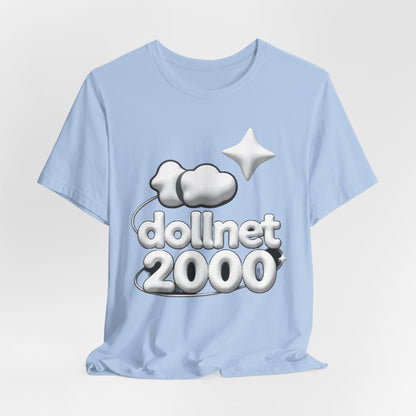 dollnet 2000 Puffy 3D Tee - Y2K Graphic Classic Cotton Top