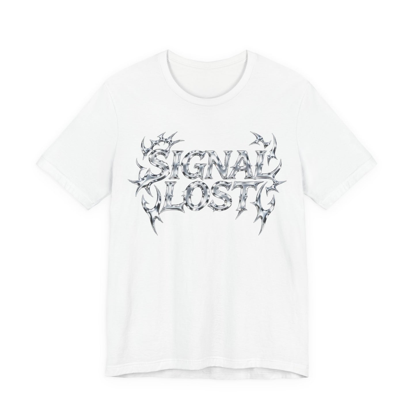SIGNAL LOST Tee - Y2K Graphic Classic Cotton Top