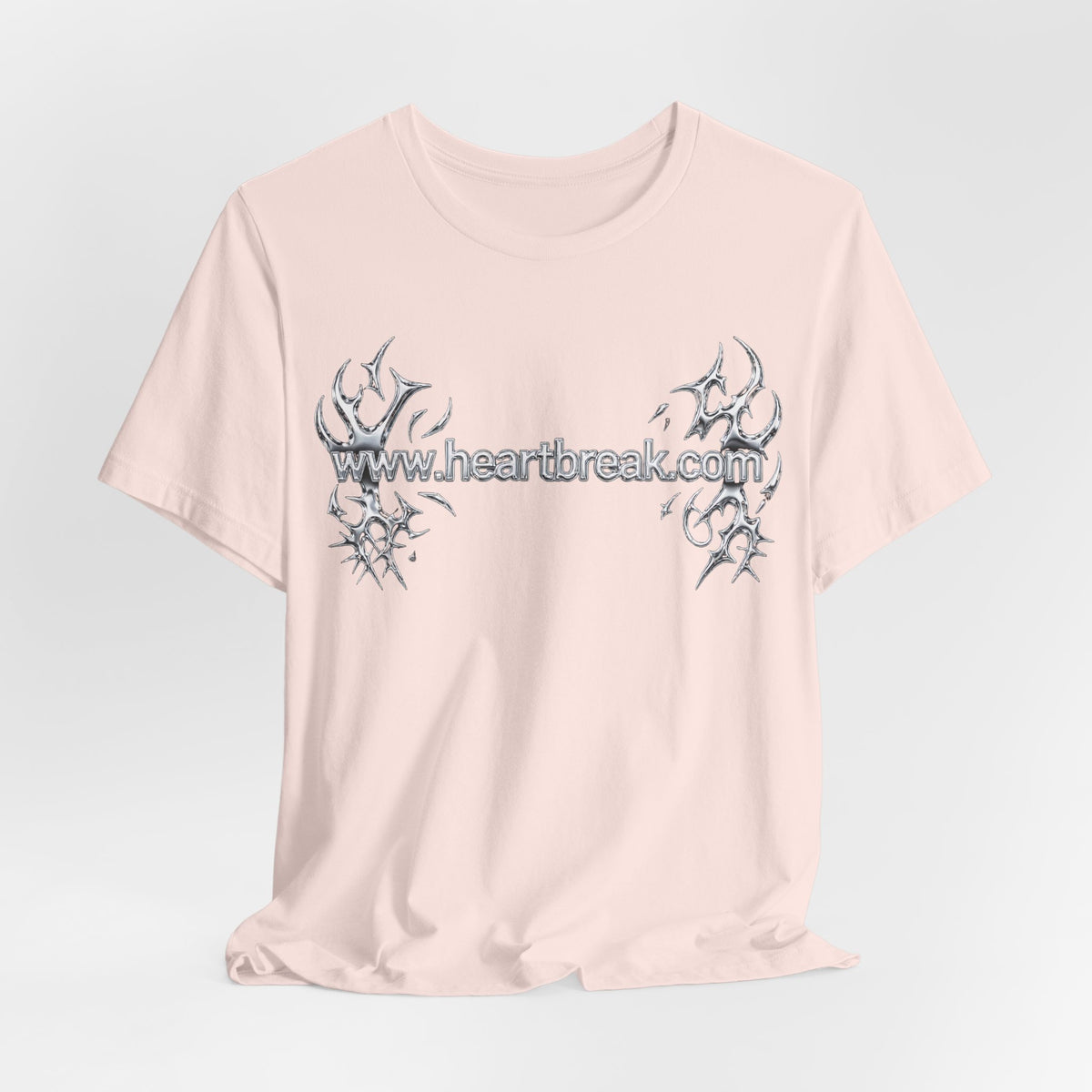 www.heartbreak.com Tribal Chrome Tee - Y2K Graphic Classic Cotton Top