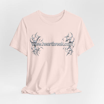 www.heartbreak.com Tribal Chrome Tee - Y2K Graphic Classic Cotton Top