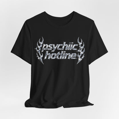 psychic hotline Tee - Y2K Graphic Classic Cotton Top
