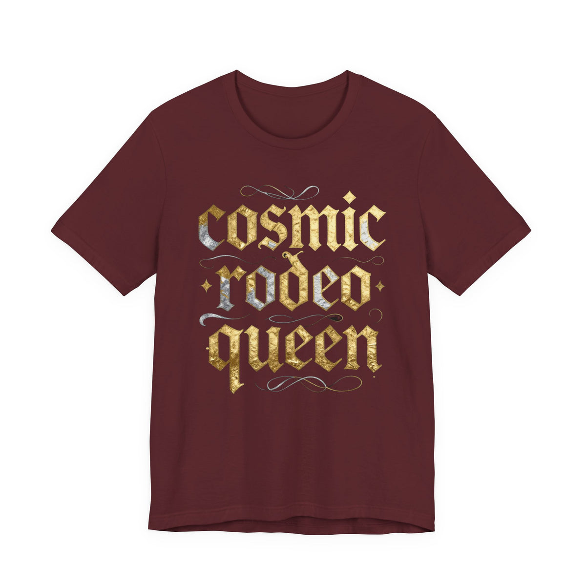 cosmic rodeo queen Tee - Y2K Graphic Classic Cotton Top
