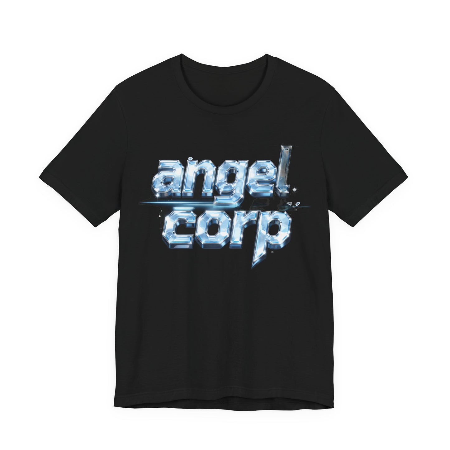 angelcorp Ice Chrome Tee - Y2K Graphic Classic Cotton Top