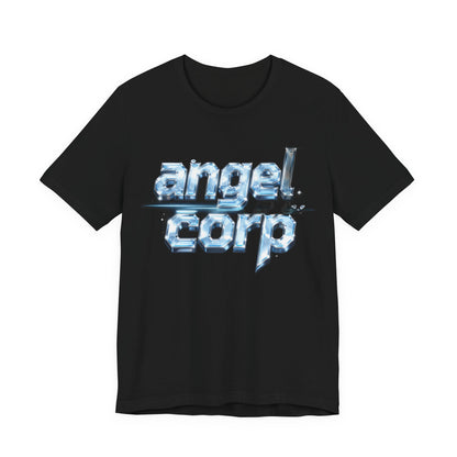 angelcorp Ice Chrome Tee - Y2K Graphic Classic Cotton Top