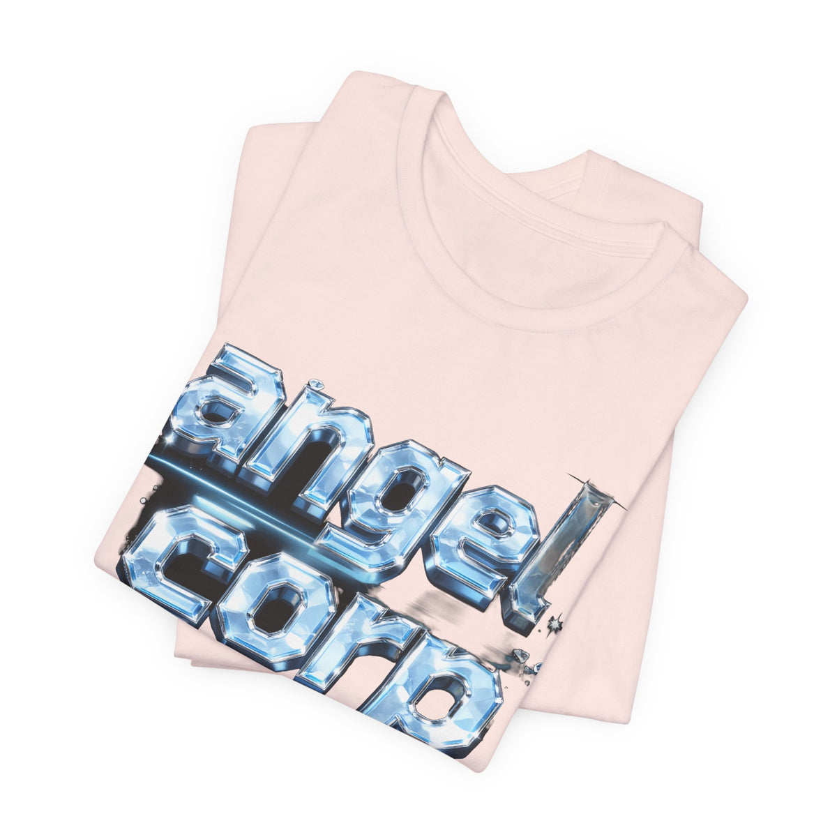 angelcorp Ice Chrome Tee - Y2K Graphic Classic Cotton Top