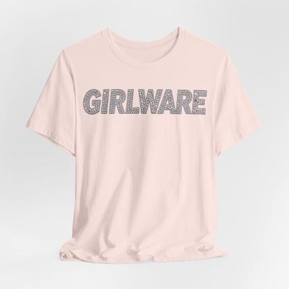 GIRLWARE Rhinestone Tee - Y2K Graphic Classic Cotton Top