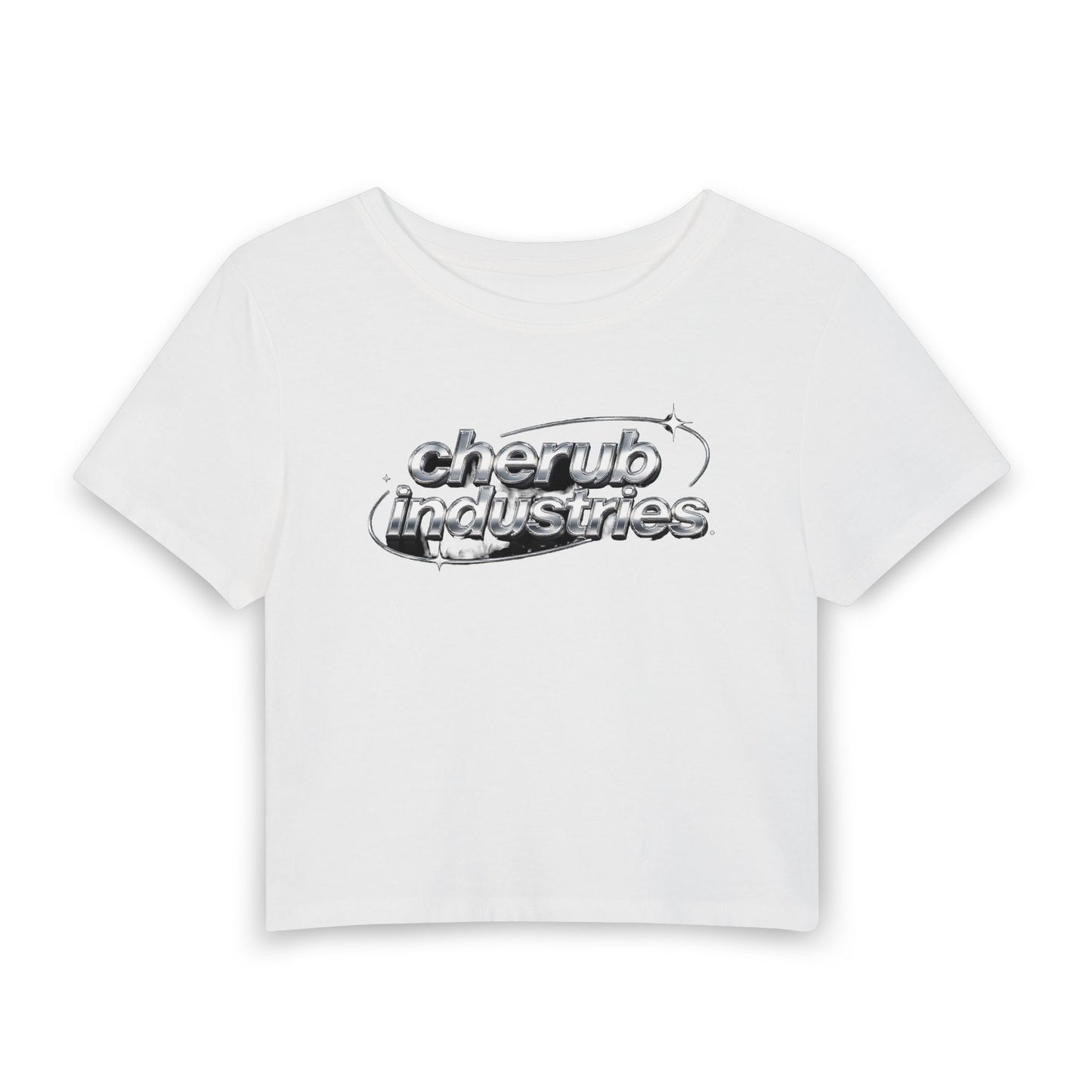 cherub industries Baby Tee - Y2K Graphic Fitted Top