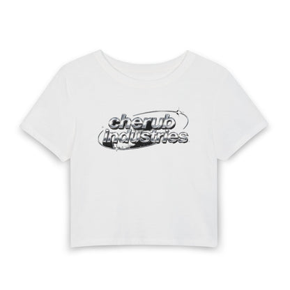 cherub industries Baby Tee - Y2K Graphic Fitted Top