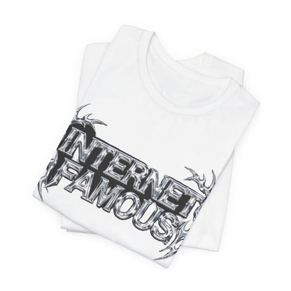 INTERNET FAMOUS Tribal Chrome Tee - Y2K Graphic Classic Cotton Top