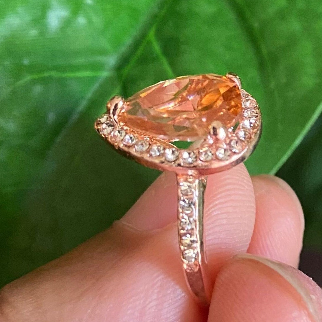 Firelight Halo Ring