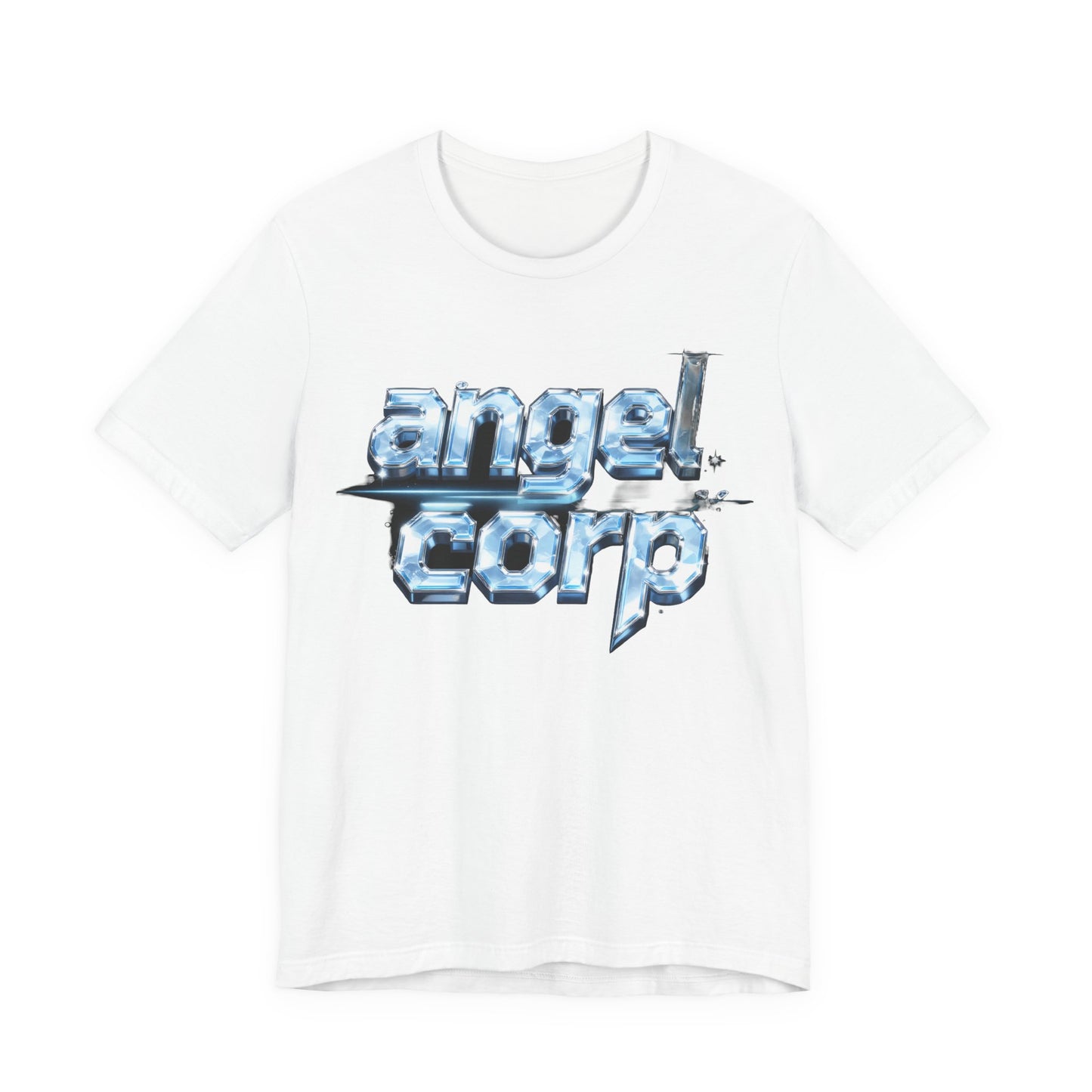 angelcorp Ice Chrome Tee - Y2K Graphic Classic Cotton Top