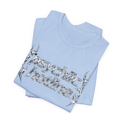 psychic hotline Tee - Y2K Graphic Classic Cotton Top
