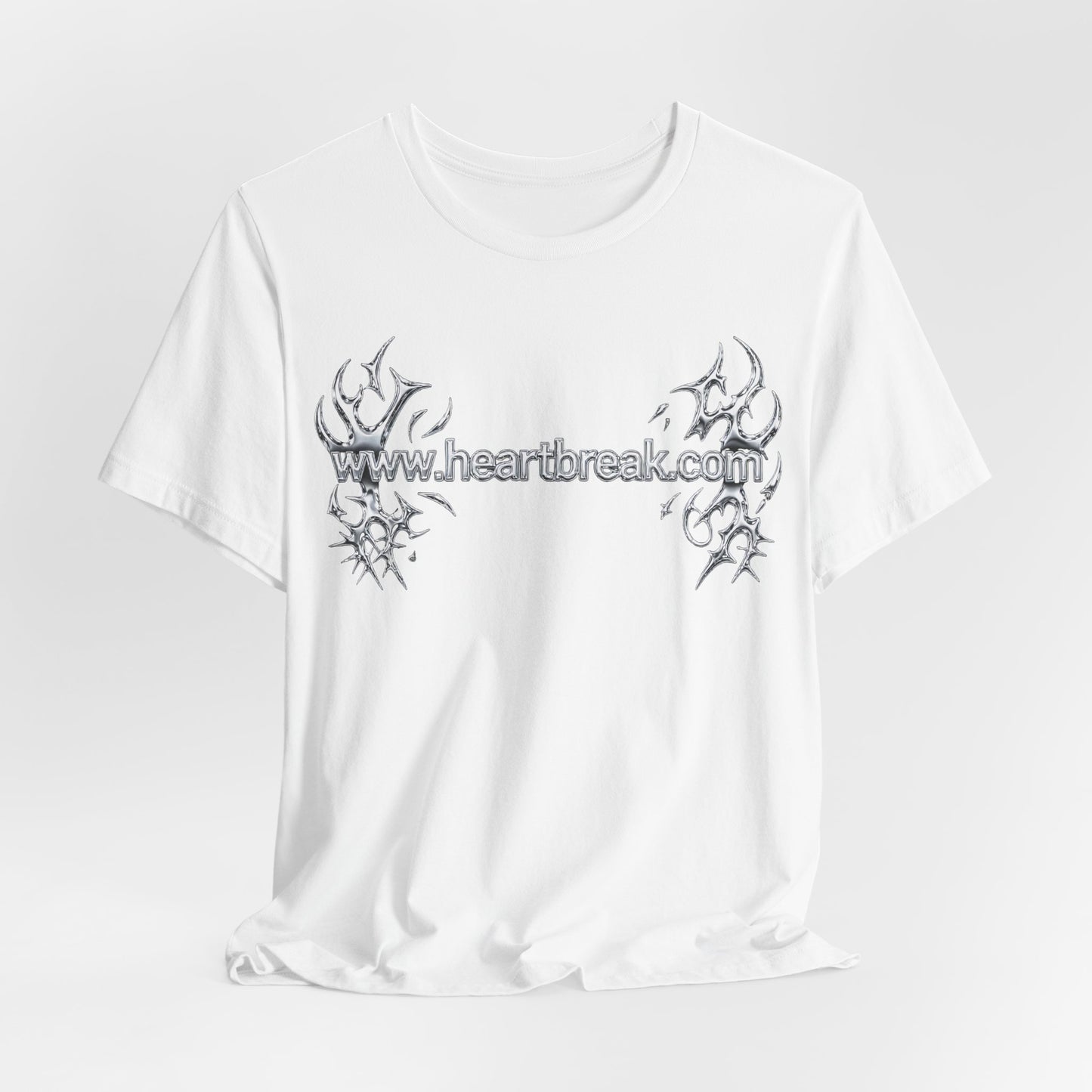 www.heartbreak.com Tribal Chrome Tee - Y2K Graphic Classic Cotton Top