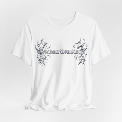 www.heartbreak.com Tribal Chrome Tee - Y2K Graphic Classic Cotton Top