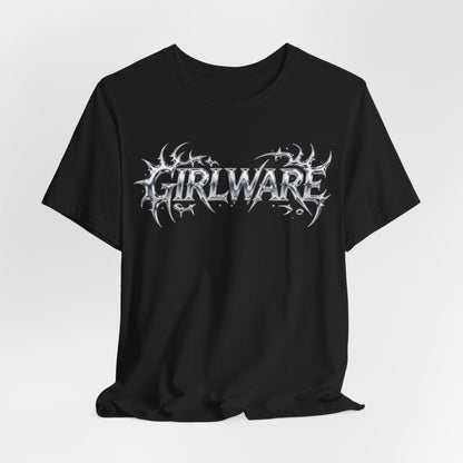 GIRLWARE Tribal Chrome Tee - Y2K Graphic Classic Cotton Top
