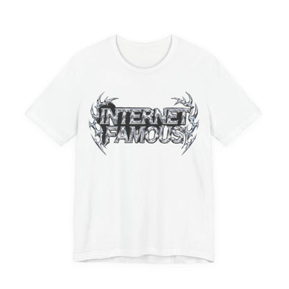 INTERNET FAMOUS Tribal Chrome Tee - Y2K Graphic Classic Cotton Top