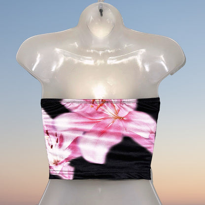 Lily Noir Bloom Tube Top