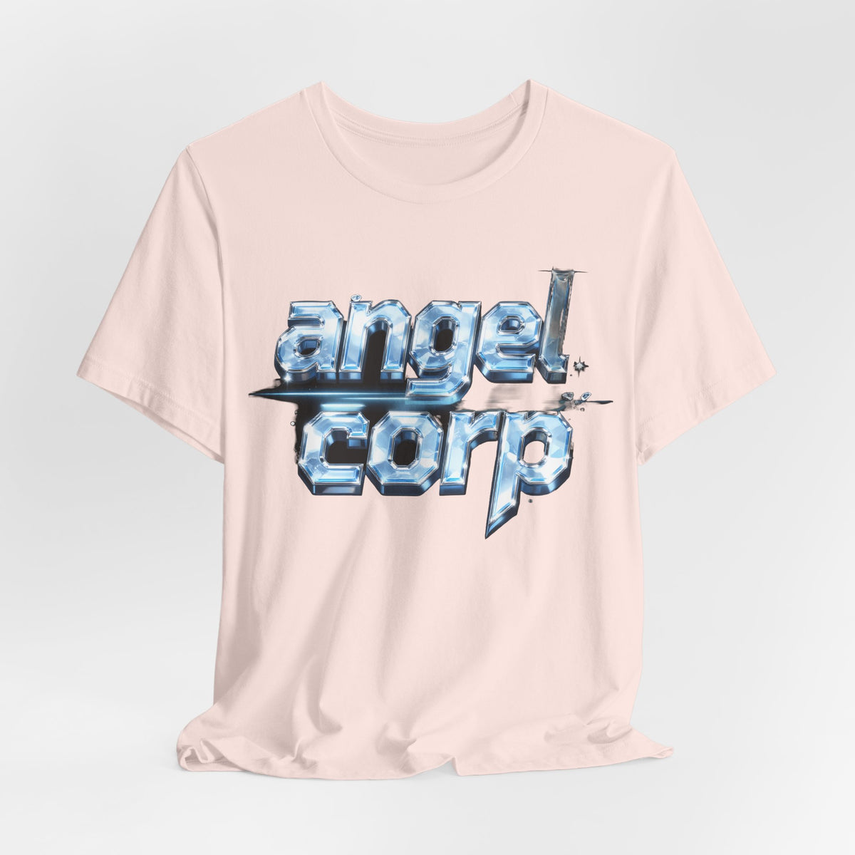 angelcorp Ice Chrome Tee - Y2K Graphic Classic Cotton Top