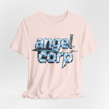angelcorp Ice Chrome Tee - Y2K Graphic Classic Cotton Top