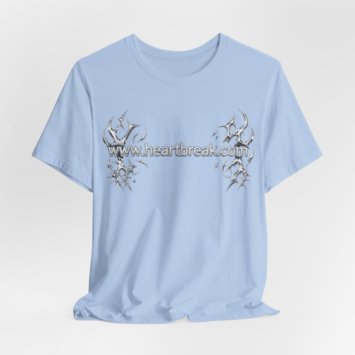 www.heartbreak.com Tribal Chrome Tee - Y2K Graphic Classic Cotton Top