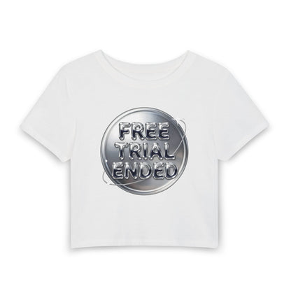 FREE TRIAL ENDED Baby Tee - Y2K Graphic Fitted Top
