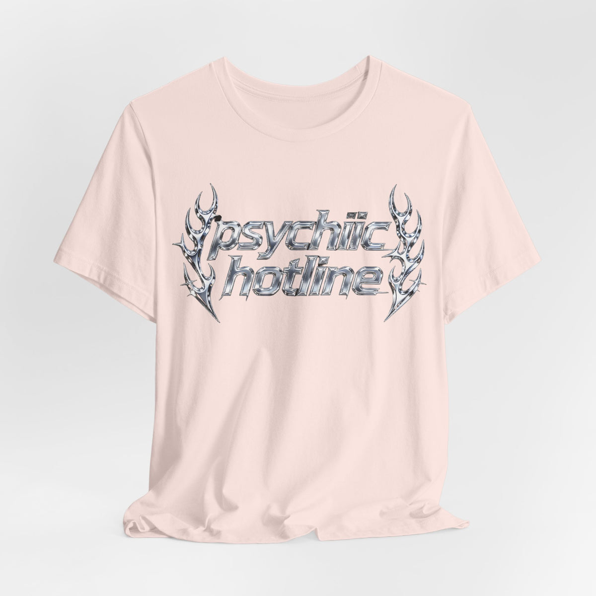 psychic hotline Tee - Y2K Graphic Classic Cotton Top
