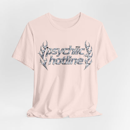 psychic hotline Tee - Y2K Graphic Classic Cotton Top