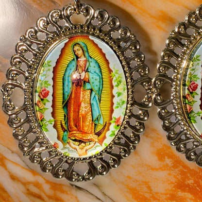 Guadalupe Glow Gold Ornate Earrings