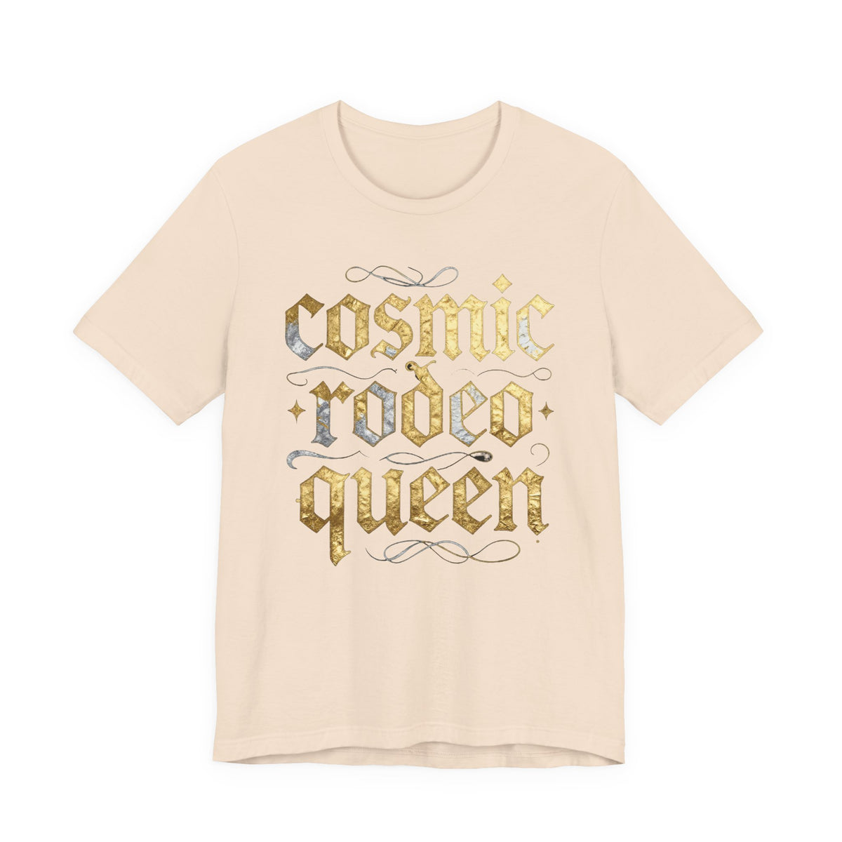 cosmic rodeo queen Tee - Y2K Graphic Classic Cotton Top