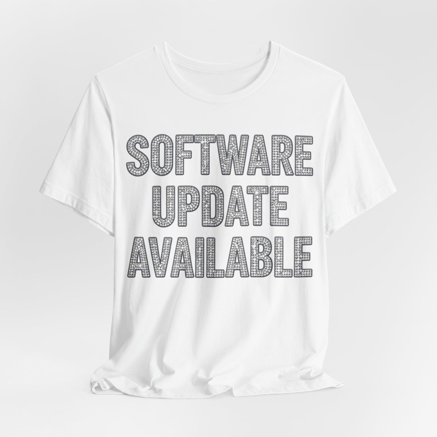 SOFTWARE UPDATE AVAILABLE Tee - Y2K Graphic Classic Cotton Top