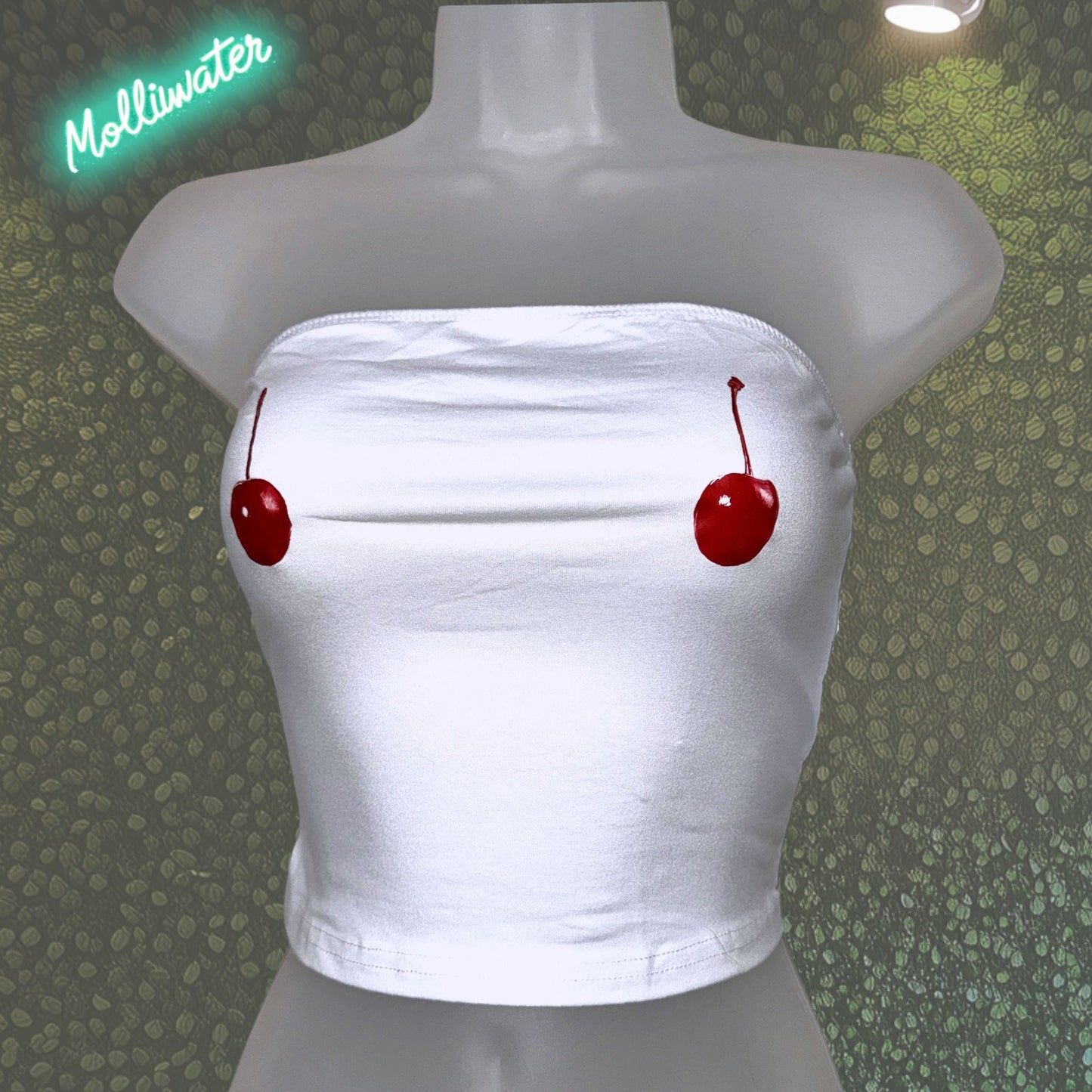 Cherry Pop Tube Top Y2k 90s
