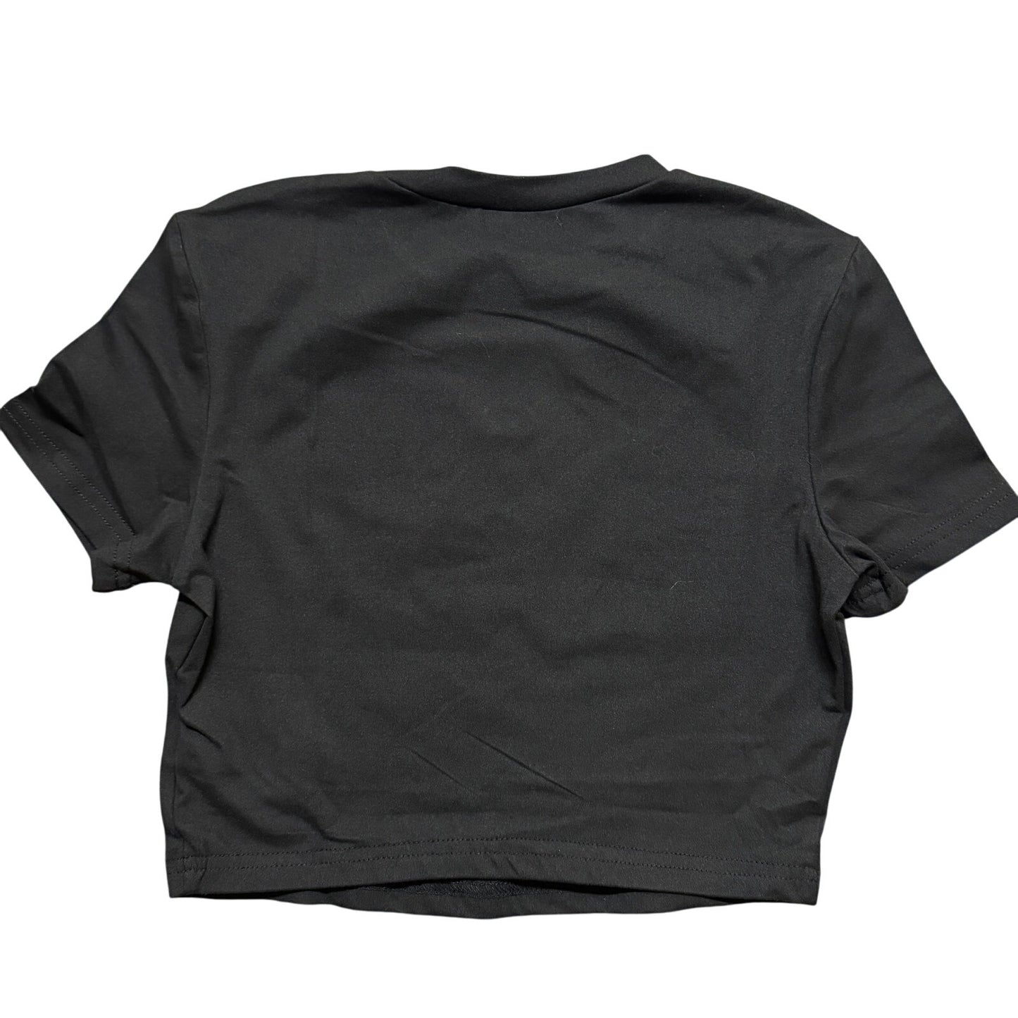 "Kiss Me Its My Birthday" Crop Tee - Black