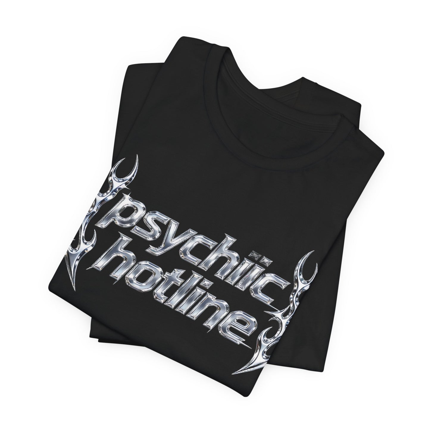 psychic hotline Tee - Y2K Graphic Classic Cotton Top